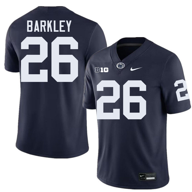 Saquon Barkley Penn State Jersey,PSU Nittany Lions #26 Saquon Barkley Football Uniforms-Navy